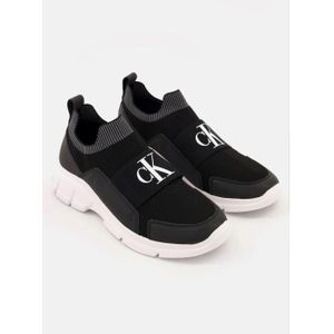 Ck Calvin Klein Jeans Men Medium Fit Brand Logo Slip On Casual Shoes, Black