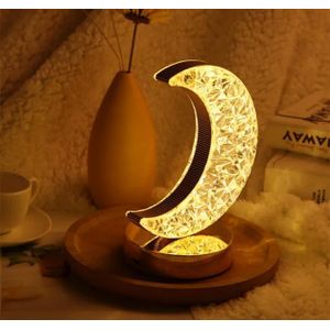 A Bonne Crystal Star Multiple Colour setting Table Lamp - Multicolours 