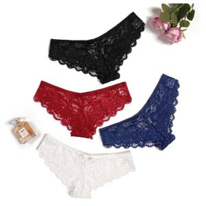 10 Piece Of Ladies Lace Panties Set - Multicolor 