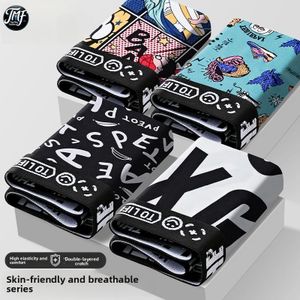 TMF 4pcs/Set Men Underwear Breathable Boxer Briefs -Multicolors