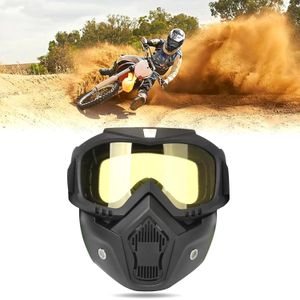 Motorcycle Helmet Mask, Windproof Riding Gog-gles, Welding Gog-gles
