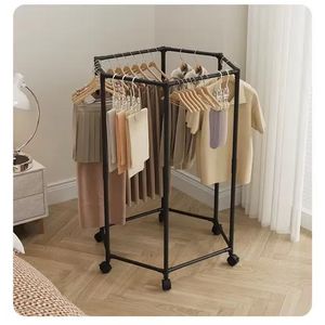 360-Degree Rotating Clothing Rack 