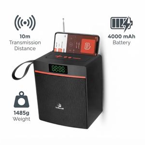 BoomBest Speaker LN-1036LED LED - Loud Speakers for Laptop Speakers Bluetooth Speaker for PC