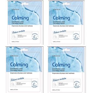 4 Pieces Soothing and Calming Face Mask Sheet - Set Of 4