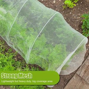 Cuttable Insect & Pest Protection Net - High-Density Fine Mesh Screen for Vegetables, Plants, and Crops - 2.5m Wide x 10m Long