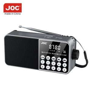 AD Portable Digital Travel FM Radio Player - Multicolours