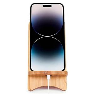 Bamboo Phone Stand - Wood
