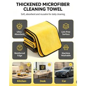 AD 4pcs Cleaning Towel for Household Cleaning - Multicolour