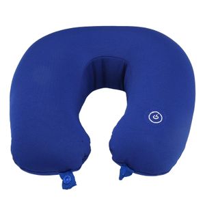 Travel Message Pillow Memory Foam U Shaped Electric Vibrating Neck Massage Pillow