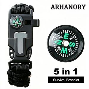 ARHANORY Multifunctional Bracelet Nylon Woven Bracelet Outdoor Camping Adventure Bracelet