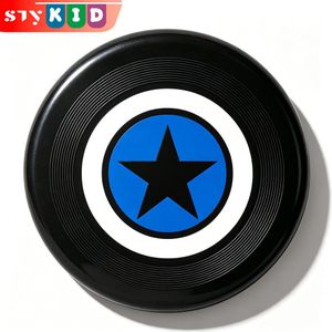 STY 26cm Flying Discs Toy Children Soft Rubber Disc Outdoor Lawn Games Discs Interactive Toy 