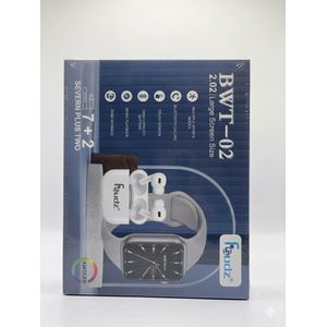 Fsudz BWT-02 Smartwatch & TWS Earbuds Combo Set – 2.02" AMOLED Large Screen, 