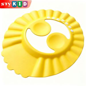 STY One-piece Molded Children's Shampoo Cap Kids Adjustable Bath Hat EVA Ear Protection Shampoo Cap