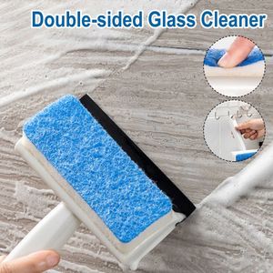 2 in 1 Glass Wiper Cleaning Brush - White/Blue/Black