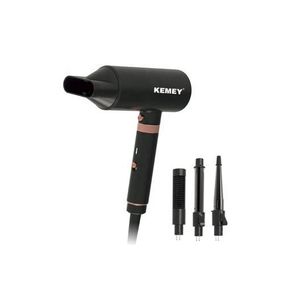 1600W Professional Hair Dryer & Styling Comb Set with LED Heating Tube, Curly & Straight Hair Use, 4-in-1 Design