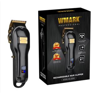 WMARK NG-2020C OEM Full Metal Housing LED Display Rechargeable Barber Hair Trimmer Electric Professional Hair Clipper for Salon