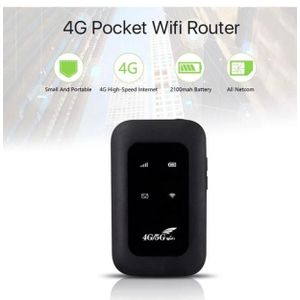 High Speed 4G LTE Mobile WiFi Hotspot with SIM Card Slot Wireless 4G LTE Modem Router for RV Travel  
