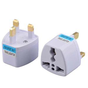 2Pcs Universal Travel Power Adapter & Plugs , AU/US/EU to UK/HK 3-Pin Plug Converter, 800W Max for Overseas Charging & Small Appliances