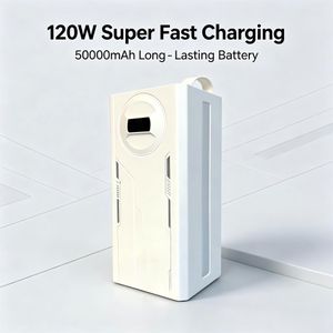 TiLECC 120W Super Fast Charging Power Bank 50000mAh Large Capacity Portable Charger
