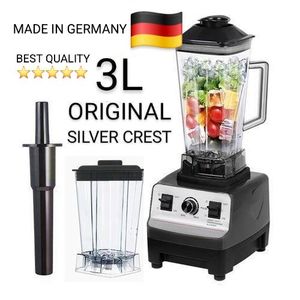 SILVER CREST 2 in 1  2.5L - 3.0L High Powerful Waterproof Quality Fast Blending Blender - Multicolour 