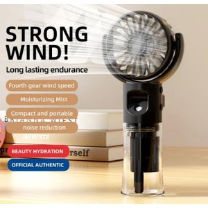 AD Classic Mist Spray Handheld USB Rechargeable Fan - Multicolour