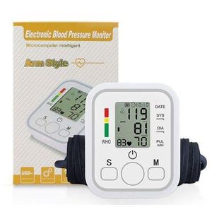 General Voice Blood Pressure Meter & Digital BP Pulse Health Heartbeat Monitor - White
