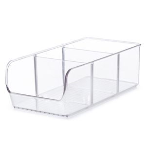 Clear Small Plastic Containers Transparent Storage Organizer Box with  Hinged Lid for Items Crafts Jewelry Package