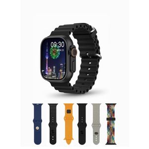 Smartwatch with Bluetooth Calling - 2.3" Large Display - Black