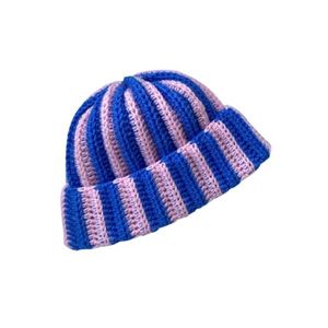 Knitted Woollen Beanie-Multicolor 