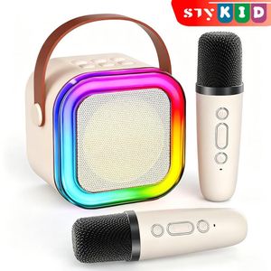 STY Children's Portable Bluetooth Speaker Kids Dual Microphone Small Karaoke Machines Speaker