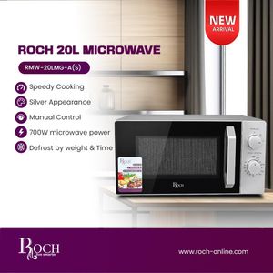 Roch RMW-20LMG-A(S)  Microwave Oven - 20 Liters - Silver