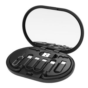 Data Cable Multifunctional 10-in-1 68W  Fast Charging Cable Kit Multifunctional  Digital Storage Box Adapter Set