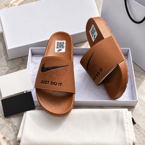 Men’s Brown Casual Slide Sandals