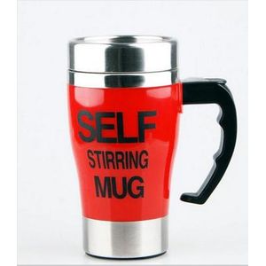 Electric Self-Stirring Mug Automatic Mixing Coffee Cup USB Rechargeable 400 ml Stainless Steel Lazy Mug for Coffee, Tea, Milk & Cocoa (Gift)