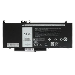 G5M10 Replacement Battery For Dell Latitude Series - Black