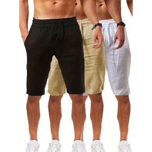 COOFENRISY 3 Pieces Men'S Casual Summer Shorts