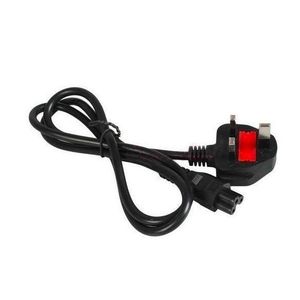 Strong UK 3-Pin Clover Leaf Power Cable – AC Laptop Charger Cable (Kettle Plug C5, 1.5m) - Black