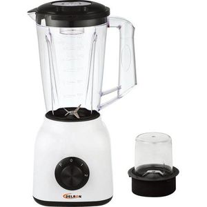 Delron Blender Unbreakable Jar DB-358 - 1.5Litres -  White/Black