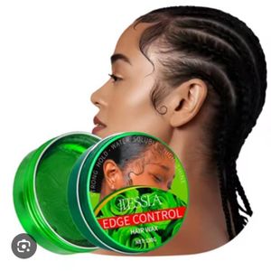 Edge  Jiessia Control Hair Wax – Strong Hold, Water Soluble & High Shine with Coconut Extract 130g-Green
