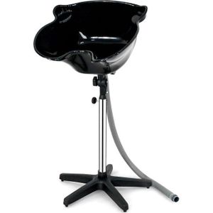 Height Adjustable Portable Salon Deep Shampoo Basin Sink Hair Treatment Bowl with Drain Hose
