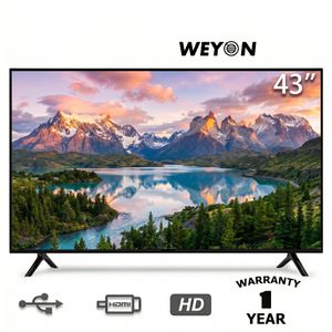 WEYON 43 Inch FHD LED Digital Satellite TV 1080P with HDMI