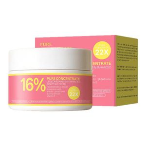 16% Pure Concentrate Liposome Arbutin Night Cream, Brightening & Hydrating Face Moisturizer with 22X Plant Extracts
