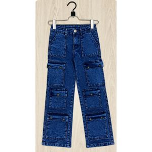 Girls' Kids Jeans Trousers – Stylish Denim Pants for Girls, Casual Wear, Comfortable Children's Jeans.