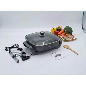 Sokany  SK-2005 1500W Electric Frying Pan – Non-Stick Multi-Function Skillet with Glass Lid