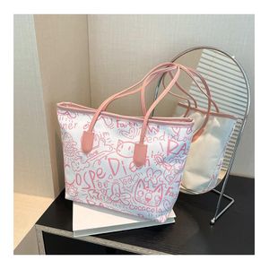 Ladies totes bag with teddy- Pink