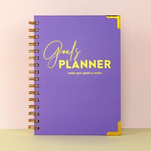 A5 Undated Goals Planner - Purple