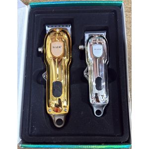 WAER Professional Rechargeable Hair Clipper & Detail Trimmer Combo Set