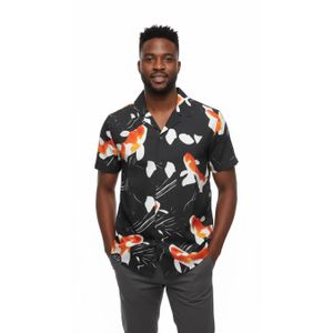 Men Printed Casual Multicolor Short Sleeve Shirt CS50004