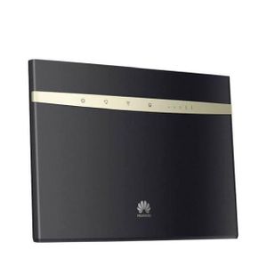 Huawei B636 - 336 4G+ LTE CPE for all Sim Cards  : Huawei Cat6 Speed 300mbps Router Wireless speed: 300Mbps- Black with touch of Gold