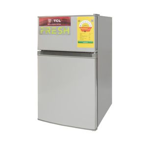 TCL 165 refrigerator, Top Mount FreezerSilver